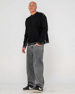 Mens Tees Tops: Slack Jack Long Sleeve Heavy Tee
