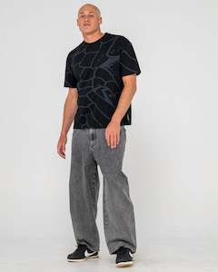 Mens Tees Tops: Taipan Graphic Cropped Tee