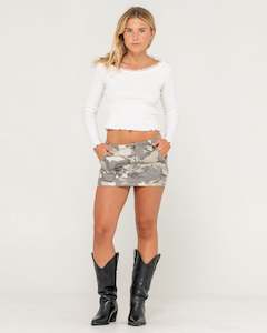 Polla-Anna Long Sleeve Pointelle Top