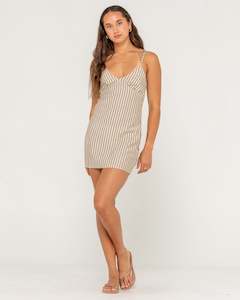 Sandy Stripe Mini Dress