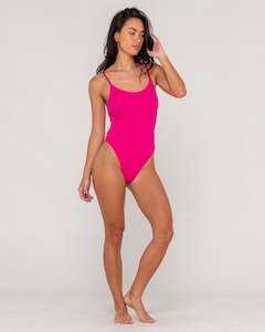 Sandalwood Low Back One Piece Swimsuit