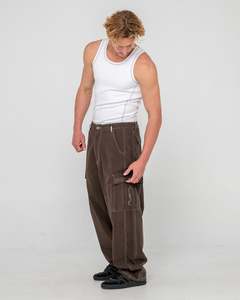 Mens Bottoms: Grizzly Baggy Cargo Pant