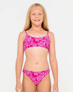 Carbo Floral Bikini Set Girls