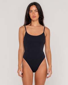 Sandalwood Low Back One Piece Swimsuit