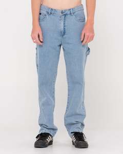 Mens Sale: Dungaree Straight Fit Denim Pant