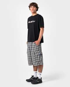 Mens Bottoms: Screwdriva Plaid Cargo Short