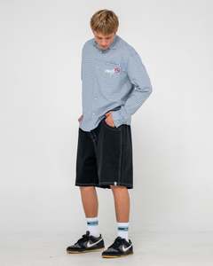 Mens Bottoms: Flip Daddy 23" Elastic Baggy Short
