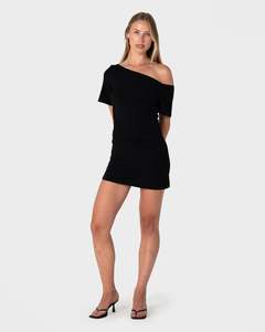 Womens Dresses: Sally Slouch Off Shoulder Dress