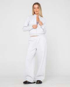 Womens Bottoms: Trailer Trash Wide Leg Trackpant