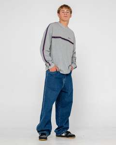 Mens Tops: V-money Long Sleeve Tee