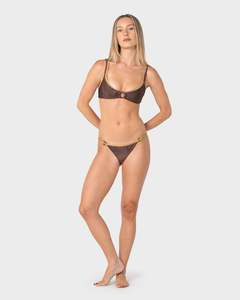 Womens Swimwear: Viper Ring Midi Bikini Bottom