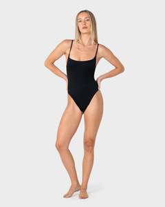 Womens Swimwear: Cedar High Leg One Piece