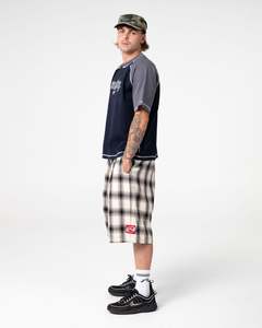Mens: Mista Checkya Baggy Short