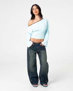 Pammy Panelled Leg Jean