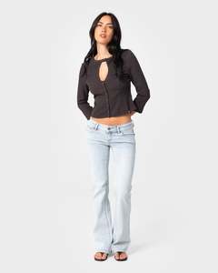 Lindsay Luv Low Rise Boot Leg Jean