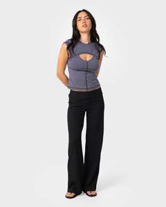 Womens: Business Mummy Low Rise Suit Pant