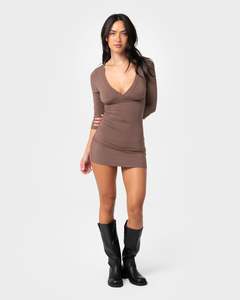 Womens: Rikki Vee Neck Dress