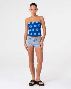 Bloom Towelling Tube Top