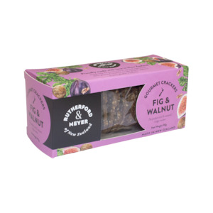 Gourmet Wafers: Gourmet Crackers – Fig & Walnut