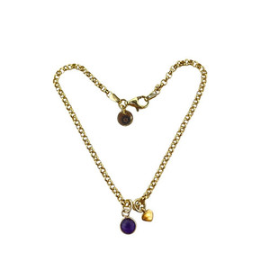 Heart Bracelet - Amethyst Ruune Jewellery