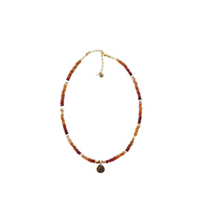 Talisman Necklace - Mexican Fire Opal Ruune Jewellery