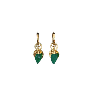 Intention Huggies - Green Onyx Ruune Jewellery