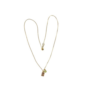 Love. Mind. Soul. Body Necklace - Peridot Charm Ruune Jewellery