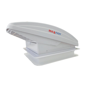MaxxAir Maxxfan Deluxe Vent with 10 Speed Fan Manual Lift