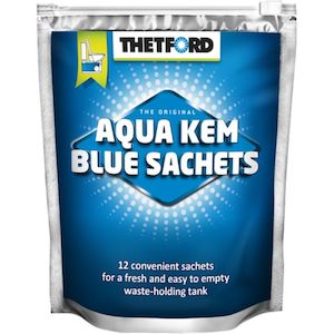 Cassette Toilet Chemicals And Care: Thetford Aqua Kem Blue Zip Bag Sachets