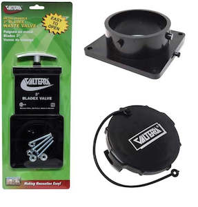 Plumbing 1: Valterra 3" Dump Valve Kit With Blank Cap