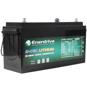 Solar: Enerdrive B-TEC 12V 200Ah G2 Lithium Battery EPL-200BT-12V G2