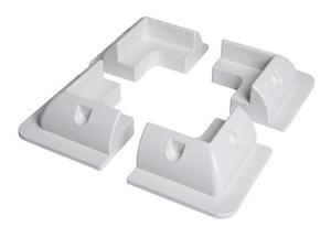 Solar Mounting: Solar Panel ABS Corner Mounts - Set of 4