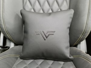 Products: RVE - Genuine Leather & Suede Cushion Pillow