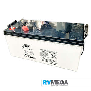Deep Cycle Batteries: Ritar 12V 200AH AGM Deep Cycle Battery (12 Month Warranty)