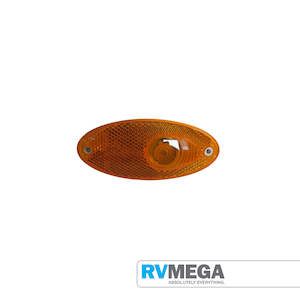 Vehicle Automotive Running Lights: Hella Oval Flush Amber Side Marker Lamp