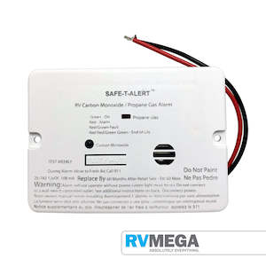 Safe-T-Alert LPG & Carbon Monoxide Detector 12V Flushmount - White