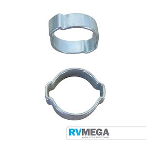 Gas Hose Copper Pipe: Crimp Type Hose Clamp 14-17mm Each