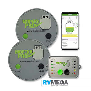 Gas Parts Accessories: Mopeka LPG Monitor Tank Level Kit (2x Sensors 1x Display)