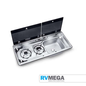 Ovens Hobs Grills: Dometic Two Burner Hob with Sink and Tap