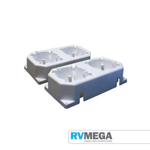 Glass Plate Storage: Froli Glass Holder 2 piece set