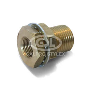 Brass Bulkhead Union 1/4"