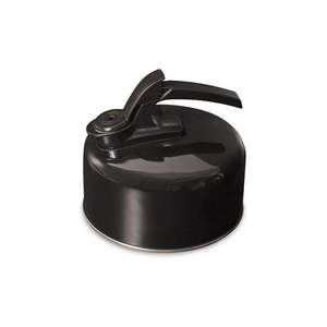 Cookware Kettles: Campfire Whistling Kettle Stainless Steel 2 Litre Black