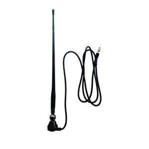 RV Media Radio Antenna Black Flexible PVC