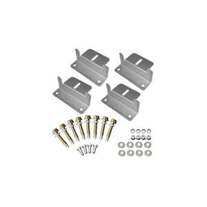 Solar Panels: Solar Panel Brackets Z Shape 4 pieces with screws