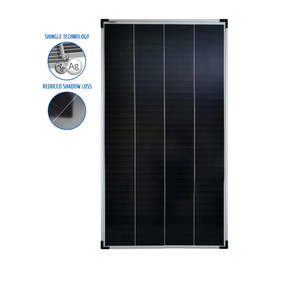 Solar Panels: 195 Watt Solar PV Panel 24V Shingled Perc Mono