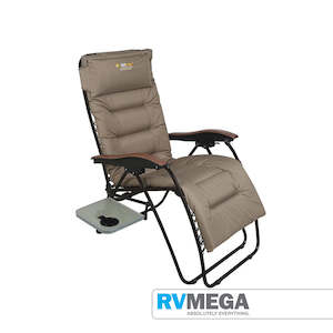 OZtrail Brampton Sun Lounger with Side Table
