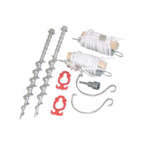 On the Road RV Deluxe Awning Tiedown Kit Metal Peg