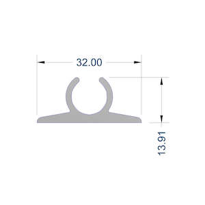 Awning Track Double Sided x 4 Metre