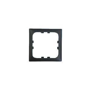 Switches Control Panels Sockets: C-Line 1 Way Faceplate Squared - Black