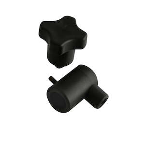 UK Window Stay Locking Knob Black